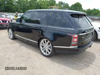 2017 Land Rover Range Rover HSE with VIN SALGS2FV0HA325883, listed as a IAAI auction lot 42644421 with 53,857 mi miles and . Bid and sale history available at DreamBid. Image 3.