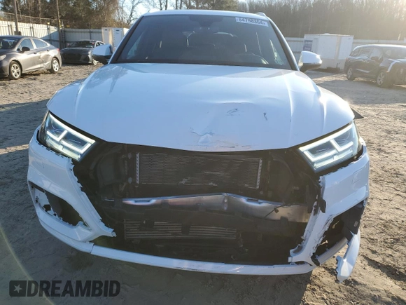 2020 Audi Q5 Premium Plus с VIN WA1E2AFY1L2043283, выставлен на аукционе Copart как лот 84798364 с пробегом 44 261 миль миль и Списание • Salvage title. История ставок и продаж доступна на DreamBid. Изображение 5.