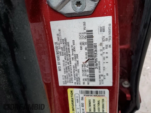 2014 Ford Fusion SE with VIN 3FA6P0H79ER365801, listed as a Copart auction lot 43929445 with 199,027 mi miles and Salvage Title. Bid and sale history available at carsss.com. Image 12.