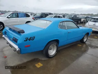 1972 Dodge Dart z VIN LM29H2B462566, wystawiony jako Copart lot #74530374 z przebiegiem 59 901 mil mil oraz Szkoda całkowita • Salvage title. Historia ofert i sprzedaży dostępna na DreamBid. Obrazek 3.
