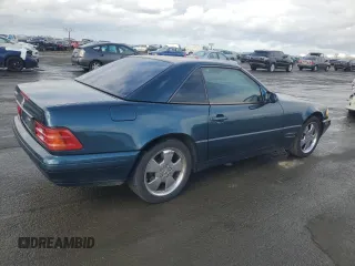 1999 Mercedes-Benz SL-Class with VIN WDBFA68F7XF177749, listed as a Copart auction lot 51460545 with 140,028 mi miles and Clean Title. Bid and sale history available at carsss.com. Image 3.