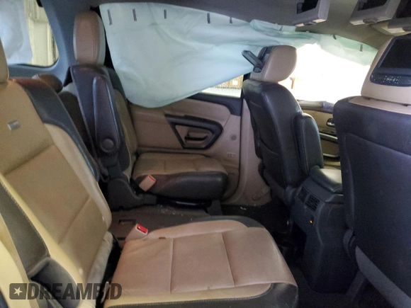 2015 Nissan Armada Platinum z VIN 5N1BA0NFXFN620977, wystawiony jako Copart lot #47793445 z przebiegiem 172 514 mil mil oraz Szkoda całkowita • Salvage title. Historia ofert i sprzedaży dostępna na DreamBid. Obrazek 12.