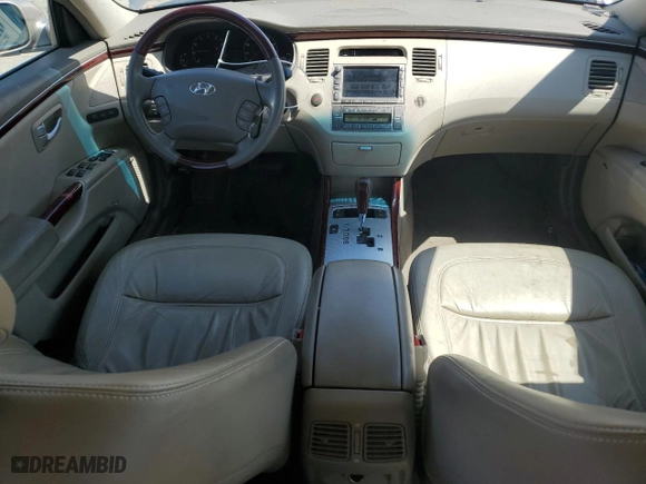 2008 Hyundai Azera Limited with VIN KMHFC46F58A288605, listed as a Copart auction lot 50295685 with 163,023 mi miles and Non Repairable. Bid and sale history available at carsss.com. Image 8.