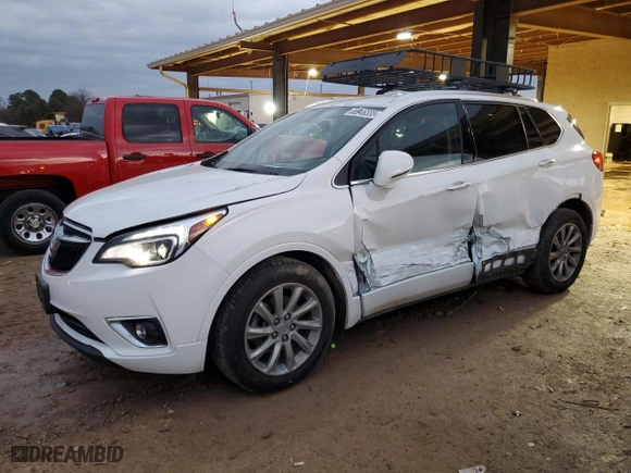 2020 Buick Envision Essence with VIN LRBFXCSA3LD227773, listed as a Copart auction lot 88946335 with 61,366 mi miles and Salvage Title. Bid and sale history available at carsss.com. Image 1.
