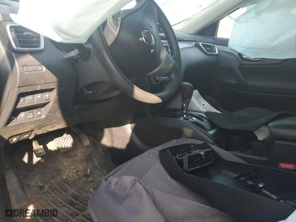 2016 Nissan Rogue SV with VIN KNMAT2MV0GP677984, listed as a Copart auction lot 50931935 with 0 mi miles and Salvage Title. Bid and sale history available at carsss.com. Image 8.