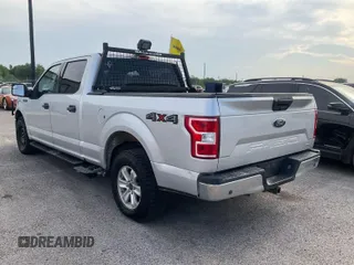 2018 Ford F-150 XL with VIN 1FTFW1E52JKF43228, listed as a IAAI auction lot 42195644 with 999,999 mi miles. Bid and sale history available at carsss.com. Image 1.