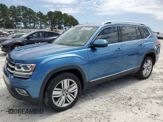 2019 Volkswagen Atlas SEL Premium z VIN 1V2NR2CA4KC559238, wystawiony jako Copart lot #58257085 z przebiegiem 178 647 mil mil oraz Tytuł czysty. Historia ofert i sprzedaży dostępna na DreamBid. Obrazek 1.