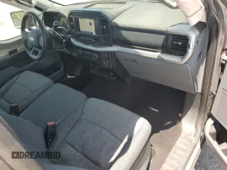 2021 Ford F-150 XL with VIN 1FTMF1C58MKE24095, listed as a Copart auction lot 57686455 with 60,583 mi miles and Salvage title. Bid and sale history available at DreamBid. Image 8.
