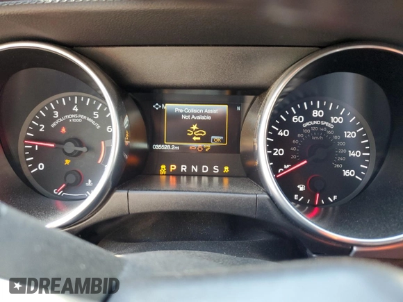 2022 Ford Mustang EcoBoost with VIN 1FATP8UH6N5107447, listed as a Copart auction lot 53329815 with 35,528 mi miles and Salvage title. Bid and sale history available at DreamBid. Image 9.