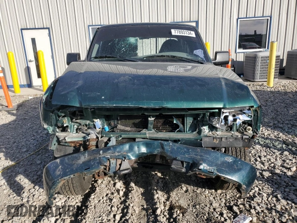 1999 Ford Ranger XL with VIN 1FTZR15V4XPB69379, listed as a Copart auction lot 77893134 with 150,343 mi miles and Non Repairable. Bid and sale history available at carsss.com. Image 5.