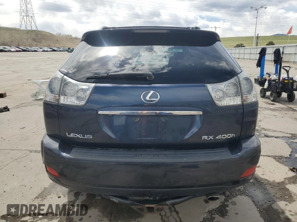 2006 Lexus RX 400h с VIN JTJHW31U060017374, выставлен на аукционе Copart как лот 54271905 с пробегом 201 056 миль миль и Списание • Salvage title. История ставок и продаж доступна на DreamBid. Изображение 6.