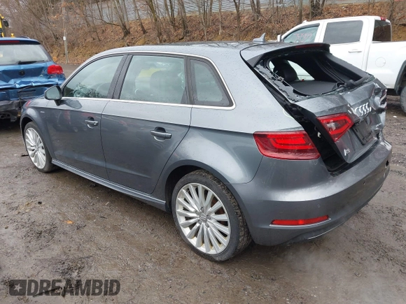 2016 Audi A3 e-tron Premium Plus with VIN WAUTPBFF5GA098055, listed as a IAAI auction lot 41704803 with 75,713 mi miles and . Bid and sale history available at DreamBid. Image 3.