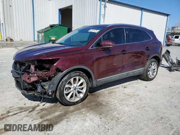 2017 Lincoln MKC Select with VIN 5LMTJ2DH0HUL13018, listed as a Copart auction lot 48191725 with 100,520 mi miles and Salvage title. Bid and sale history available at DreamBid. Image 1.