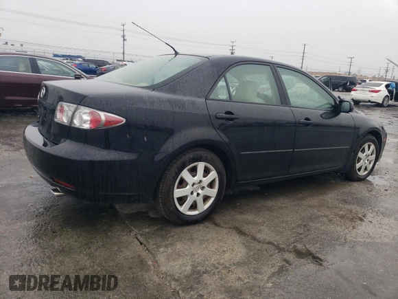2006 Mazda 6 i with VIN 1YVFP80C465M00681, listed as a Copart auction lot 48023945 with 157,555 mi miles and Salvage Title. Bid and sale history available at carsss.com. Image 3.