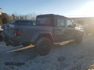 2022 Jeep Gladiator Texas Trail with VIN 1C6HJTAG0NL170028, listed as a Copart auction lot 43314065 with 2,817 mi miles and Salvage Title. Bid and sale history available at DreamBid. Image 3.