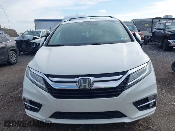 2018 Honda Odyssey Elite with VIN 5FNRL6H98JB045078, listed as a IAAI auction lot 42184758 with 144,981 mi miles. Bid and sale history available at carsss.com. Image 11.