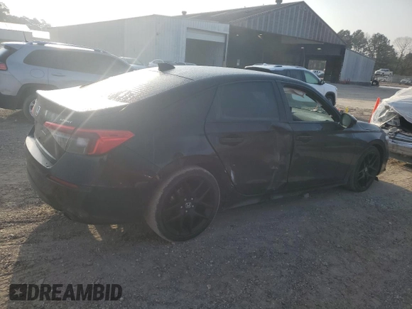 2022 Honda Civic Sport with VIN 2HGFE2F58NH533891, listed as a Copart auction lot 48955885 with 96,533 mi miles and Salvage Title. Bid and sale history available at carsss.com. Image 3.