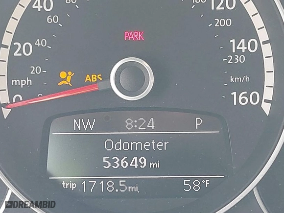 2013 Volkswagen Beetle Convertible 2.5L with VIN 3VW5P7AT9DM825439, listed as a IAAI auction lot 41760907 with 53,649 mi miles. Bid and sale history available at carsss.com. Image 15.