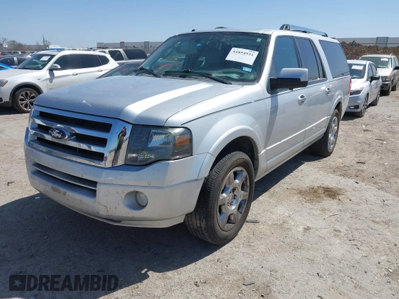 2013 Ford Expedition EL Limited with VIN 1FMJK1K51DEF02601, listed as a IAAI auction lot 41854931 with 154,894 mi miles. Bid and sale history available at carsss.com. Image 17.