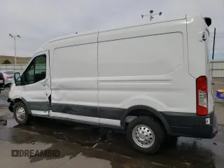 2023 Ford Transit with VIN 1FTYE2CG5PKB19301, listed as a Copart auction lot 50044225 with 38,943 mi miles and Salvage title. Bid and sale history available at DreamBid. Image 2.