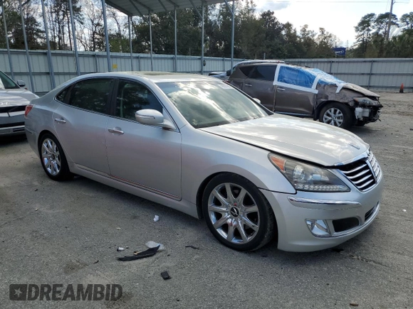 2011 Hyundai Equus Ultimate z VIN KMHGH4JF6BU029267, wystawiony jako Copart lot #48927085 z przebiegiem 113 079 mil mil oraz Szkoda całkowita • Salvage title. Historia ofert i sprzedaży dostępna na DreamBid. Obrazek 4.