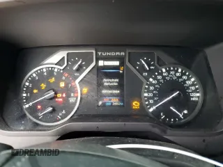 2022 Toyota Tundra SR5 with VIN 5TFLA5AB7NX016542, listed as a Copart auction lot 43166095 with 34,957 mi miles and Salvage title. Bid and sale history available at DreamBid. Image 9.