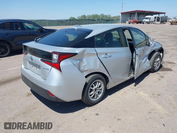 2021 Toyota Prius L Eco с VIN JTDKAMFU4M3148082, выставлен на аукционе IAAI как лот 42246788 с пробегом 72 124 миль миль и . История ставок и продаж доступна на DreamBid. Изображение 4.