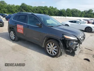 2017 Jeep Cherokee Limited with VIN 1C4PJLDB7HW516454, listed as a Copart auction lot 60927315 with 120,310 mi miles and Salvage title. Bid and sale history available at DreamBid. Image 4.