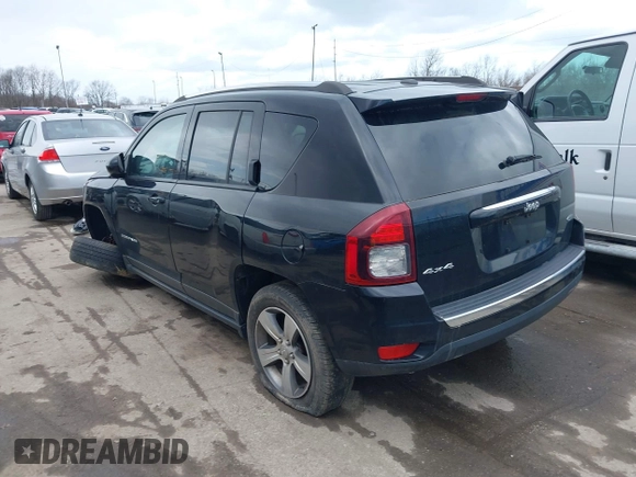 2016 Jeep Compass High Altitude Edition with VIN 1C4NJDEB8GD773127, listed as a IAAI auction lot 41716453 with 130,491 mi miles. Bid and sale history available at carsss.com. Image 3.