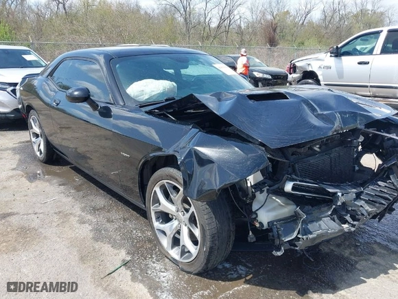 2015 Dodge Challenger R/T Plus with VIN 2C3CDZBT8FH708955, listed as a IAAI auction lot 41833931 with 99,851 mi miles. Bid and sale history available at carsss.com. Image 1.