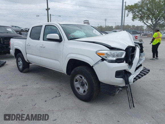 2022 Toyota Tacoma SR with VIN 3TMCZ5AN7NM470444, listed as a IAAI auction lot 41729041 with 34,248 mi miles and . Bid and sale history available at DreamBid. Image 1.
