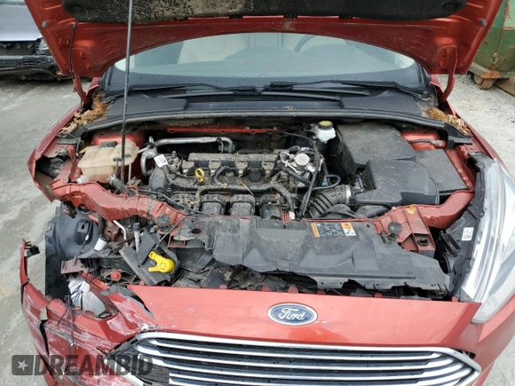 2018 Ford Focus Titanium with VIN 1FADP3J26JL284299, listed as a Copart auction lot 58908325 with 79,331 mi miles and Salvage title. Bid and sale history available at DreamBid. Image 11.
