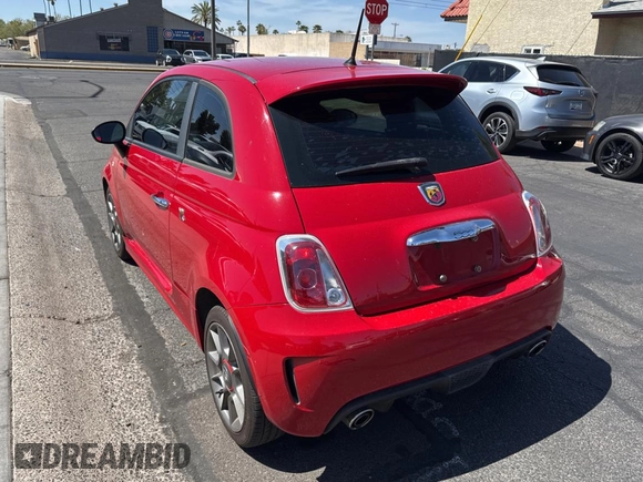 2012 FIAT 500 Abarth with VIN 3C3CFFFH2CT351872, listed as a Copart auction lot 57100835 with 147,399 mi miles and Clean title. Bid and sale history available at DreamBid. Image 3.