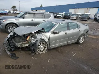 2009 Mercury Milan Premier with VIN 3MEHM081X9R635727, listed as a Copart auction lot 47093935 with 0 mi miles and Salvage Title. Bid and sale history available at carsss.com. Image 1.