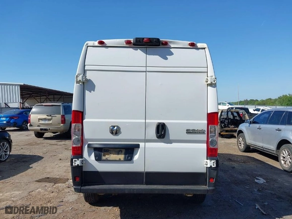 2023 Ram ProMaster Cargo Van with VIN 3C6LRVDG1PE583873, listed as a IAAI auction lot 42029442 with 95,142 mi miles. Bid and sale history available at carsss.com. Image 16.