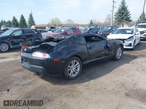 2014 Chevrolet Camaro LT with VIN 2G1FB1E3XE9242751, listed as a IAAI auction lot 41968676 with 113,740 mi miles. Bid and sale history available at carsss.com. Image 4.
