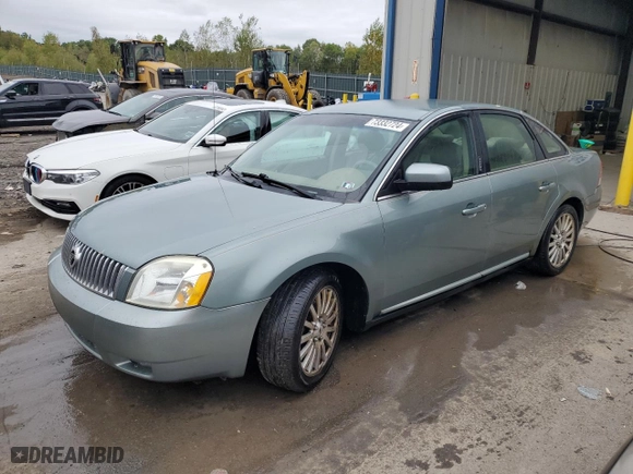 2007 Mercury Montego Premier with VIN 1MEHM42187G608546, listed as a Copart auction lot 73332724 with 163,577 mi miles and Salvage Title. Bid and sale history available at carsss.com. Image 1.