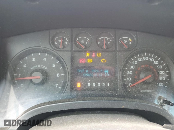 2009 Ford F-150 XL with VIN 1FTRF12W89KB56933, listed as a Copart auction lot 61101415 with 189,462 mi miles and Salvage title. Bid and sale history available at DreamBid. Image 9.