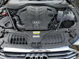 2021 Audi A8 with VIN WAU8EAF89MN008174, listed as a Copart auction lot 53485044 with 10,135 mi miles and Salvage Title. Bid and sale history available at carsss.com. Image 11.