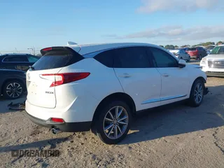 2020 Acura RDX w/Technology Pkg with VIN 5J8TC1H54LL004454, listed as a IAAI auction lot 41506984 with 65,180 mi miles. Bid and sale history available at carsss.com. Image 4.