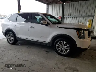 2022 Kia Telluride LX with VIN 5XYP24HC7NG217285, listed as a Copart auction lot 47685465 with 39,825 mi miles and Salvage title. Bid and sale history available at DreamBid. Image 4.