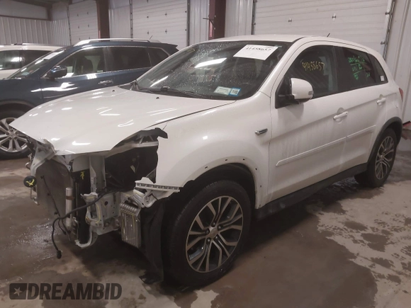 2016 Mitsubishi Outlander Sport 2.4 ES with VIN JA4AR3AW6GZ024477, listed as a IAAI auction lot 41458657 with 109,731 mi miles. Bid and sale history available at carsss.com. Image 2.