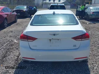 2017 Genesis G80 3.8L with VIN KMHGN4JE3HU166577, listed as a IAAI auction lot 41976937 with 117,635 mi miles. Bid and sale history available at carsss.com. Image 16.