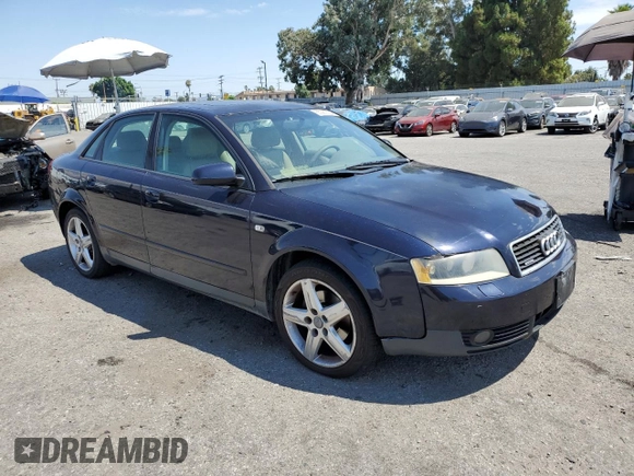 2003 Audi A4 1.8T with VIN WAULC68E93A316080, listed as a Copart auction lot 65381054 with 102,383 mi miles and Salvage Title. Bid and sale history available at carsss.com. Image 4.