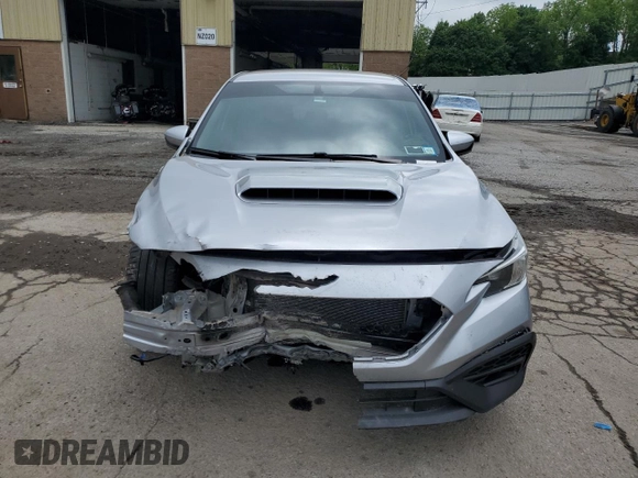 2023 Subaru WRX Premium with VIN JF1VBAF61P9809987, listed as a Copart auction lot 58935475 with 19,217 mi miles and Salvage title. Bid and sale history available at DreamBid. Image 5.