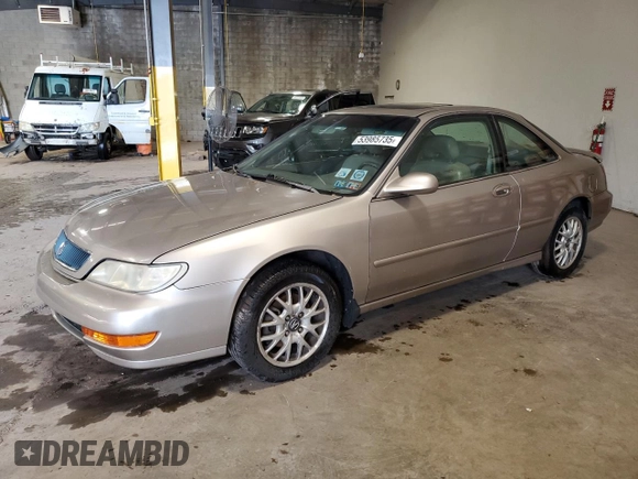 1999 Acura CL Premium z VIN 19UYA2253XL011752, wystawiony jako Copart lot #53985735 z przebiegiem 85 834 mil mil oraz Szkoda całkowita • Salvage title. Historia ofert i sprzedaży dostępna na DreamBid. Obrazek 1.