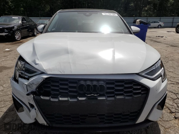 2024 Audi A3 Premium Plus with VIN WAUBUDGY8RA024308, listed as a Copart auction lot 65782184 with 7,654 mi miles and Salvage Title. Bid and sale history available at carsss.com. Image 5.