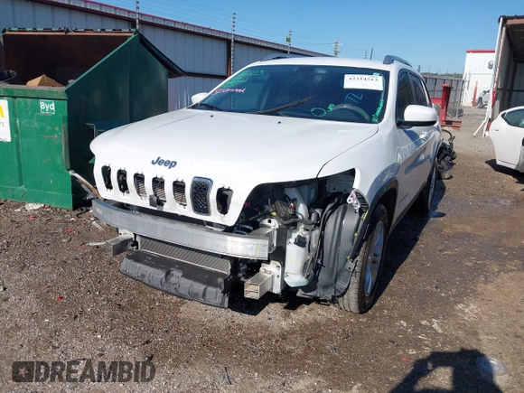 2020 Jeep Cherokee Latitude with VIN 1C4PJLCB9LD649044, listed as a IAAI auction lot 42314513 with 86,458 mi miles and . Bid and sale history available at DreamBid. Image 2.