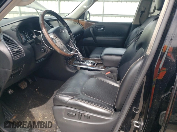 2017 Infiniti QX80 z VIN JN8AZ2NF3H9644462, wystawiony jako Copart lot #50881475 z przebiegiem 162 826 mil mil oraz Szkoda całkowita • Salvage title. Historia ofert i sprzedaży dostępna na DreamBid. Obrazek 7.