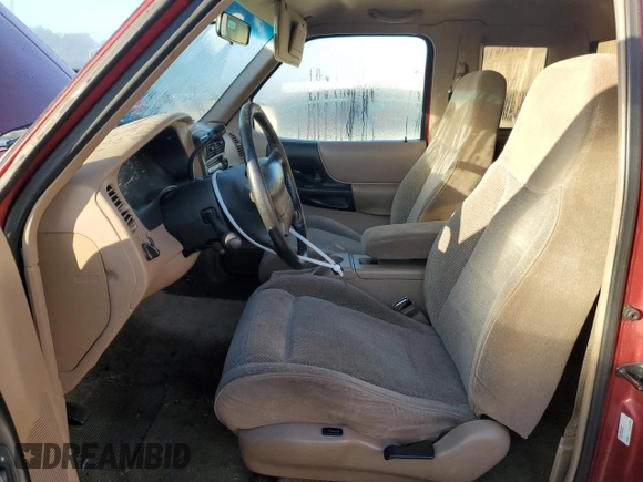 1997 Ford Ranger XLT with VIN 1FTCR15X5VTA08731, listed as a Copart auction lot 74126904 with 74,233 mi miles and Salvage Title. Bid and sale history available at DreamBid. Image 7.